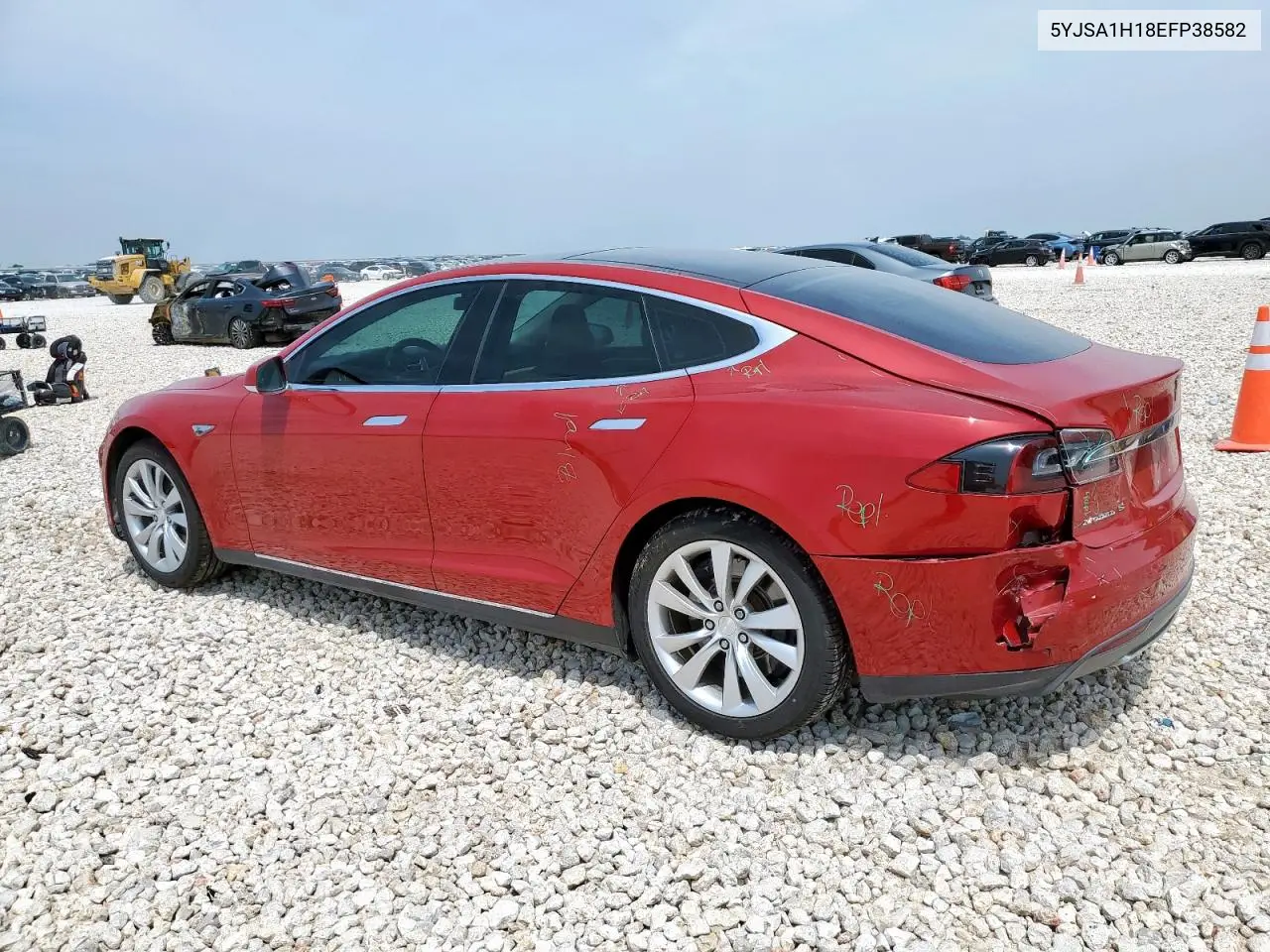 2014 Tesla Model S VIN: 5YJSA1H18EFP38582 Lot: 56581735