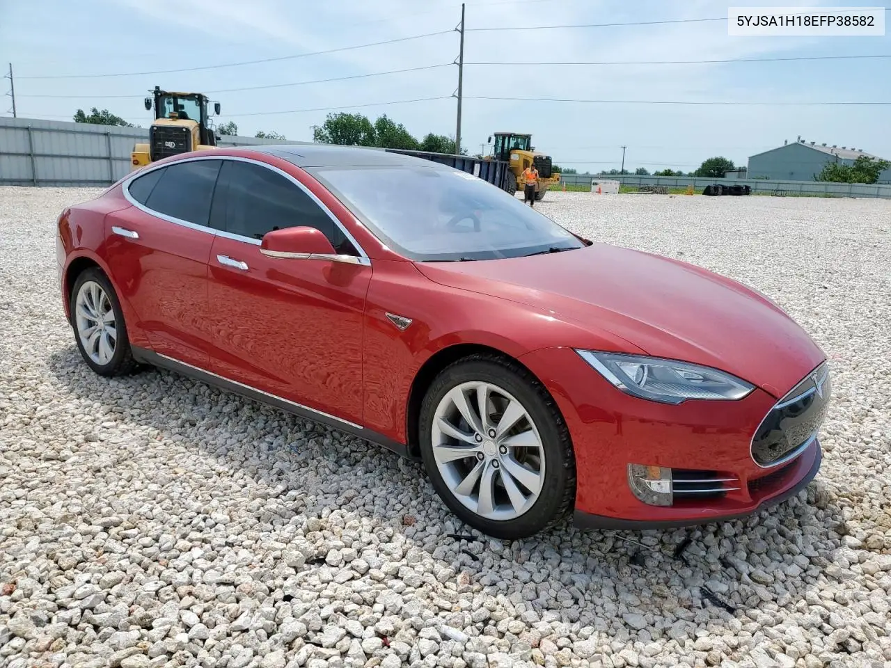 2014 Tesla Model S VIN: 5YJSA1H18EFP38582 Lot: 56581735