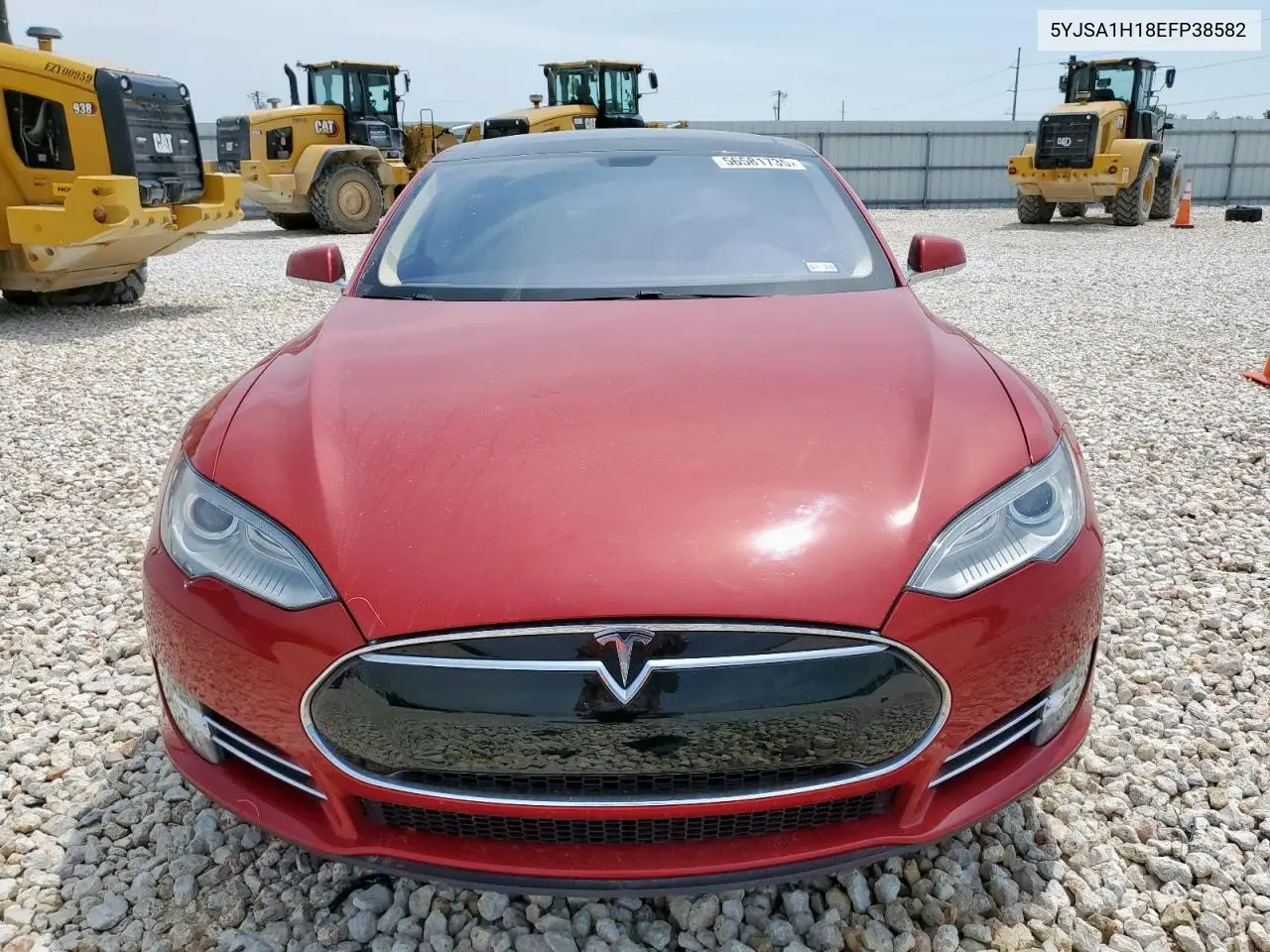 2014 Tesla Model S VIN: 5YJSA1H18EFP38582 Lot: 56581735