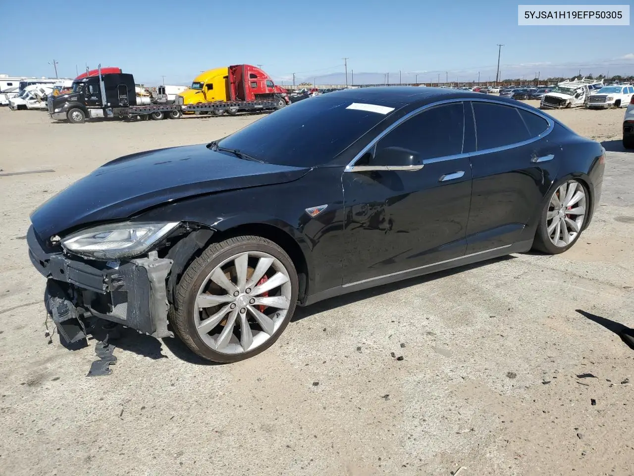 2014 Tesla Model S VIN: 5YJSA1H19EFP50305 Lot: 56710345