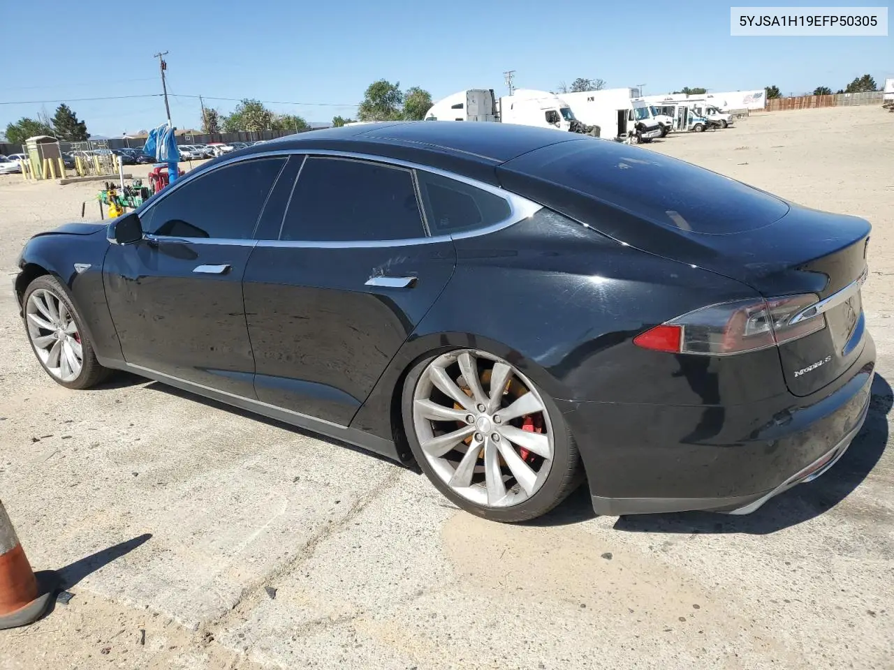 2014 Tesla Model S VIN: 5YJSA1H19EFP50305 Lot: 56710345