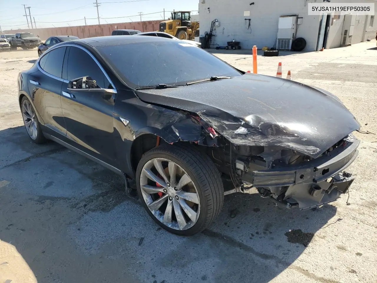 2014 Tesla Model S VIN: 5YJSA1H19EFP50305 Lot: 56710345