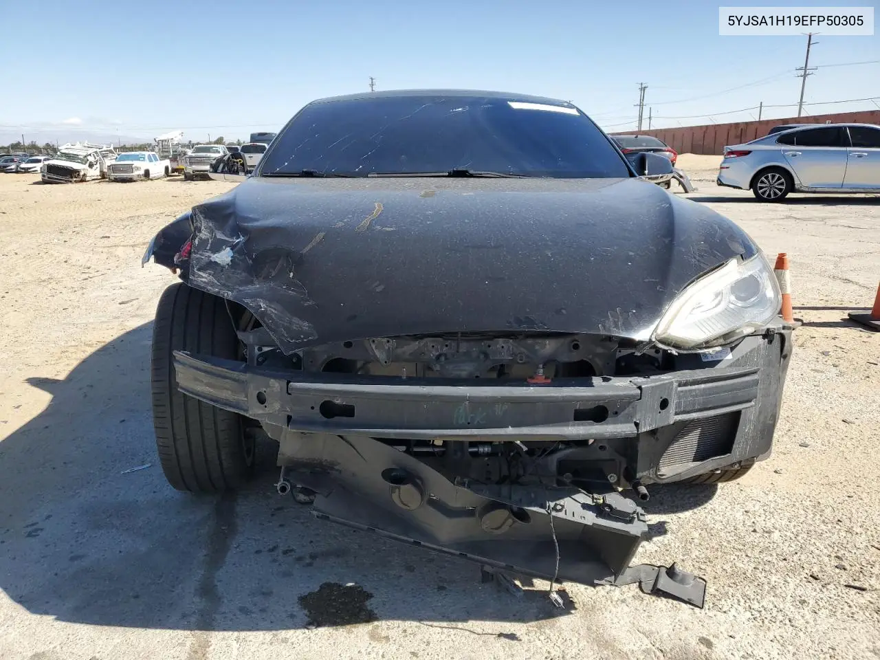 2014 Tesla Model S VIN: 5YJSA1H19EFP50305 Lot: 56710345