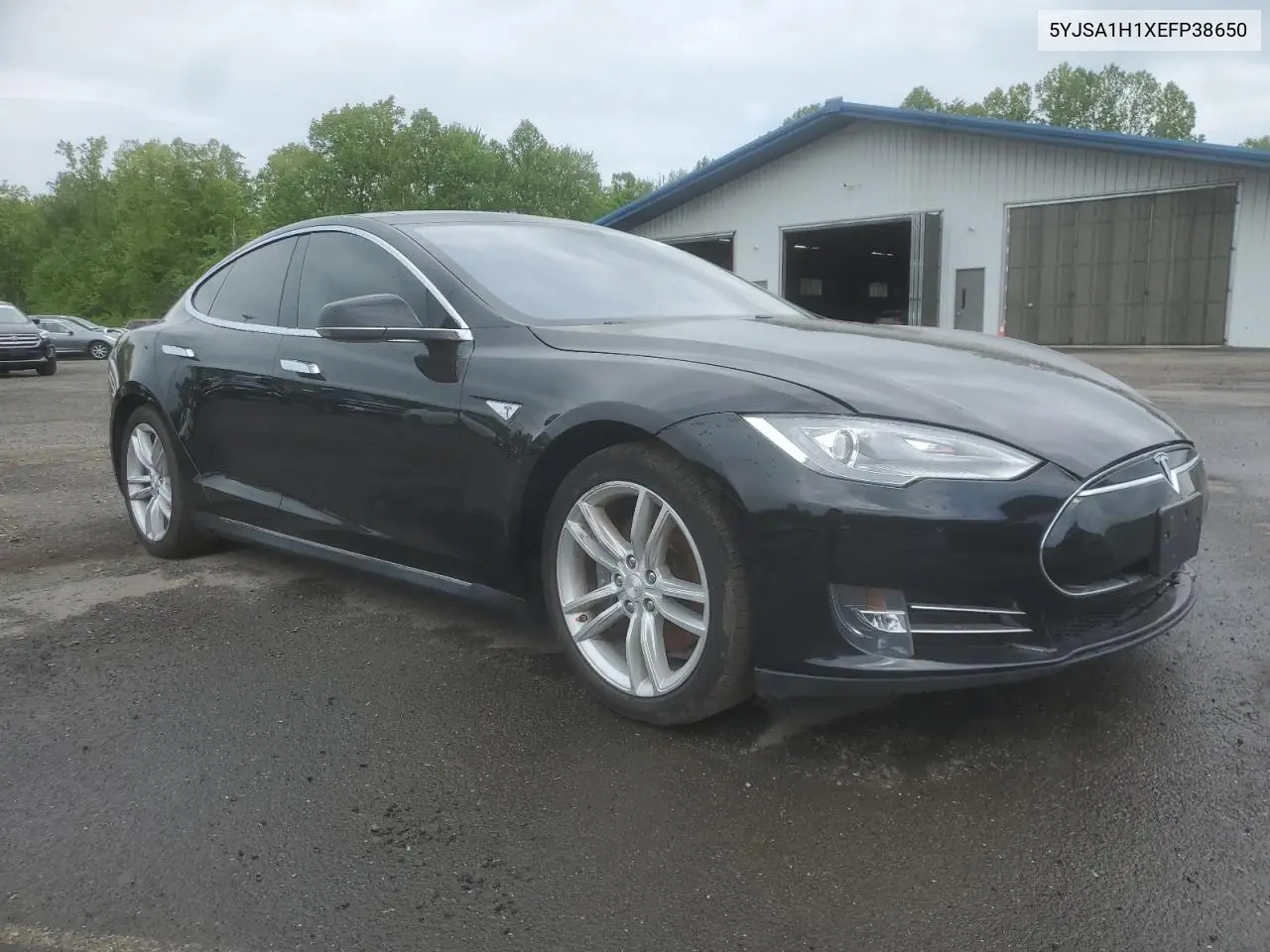 2014 Tesla Model S VIN: 5YJSA1H1XEFP38650 Lot: 57150735