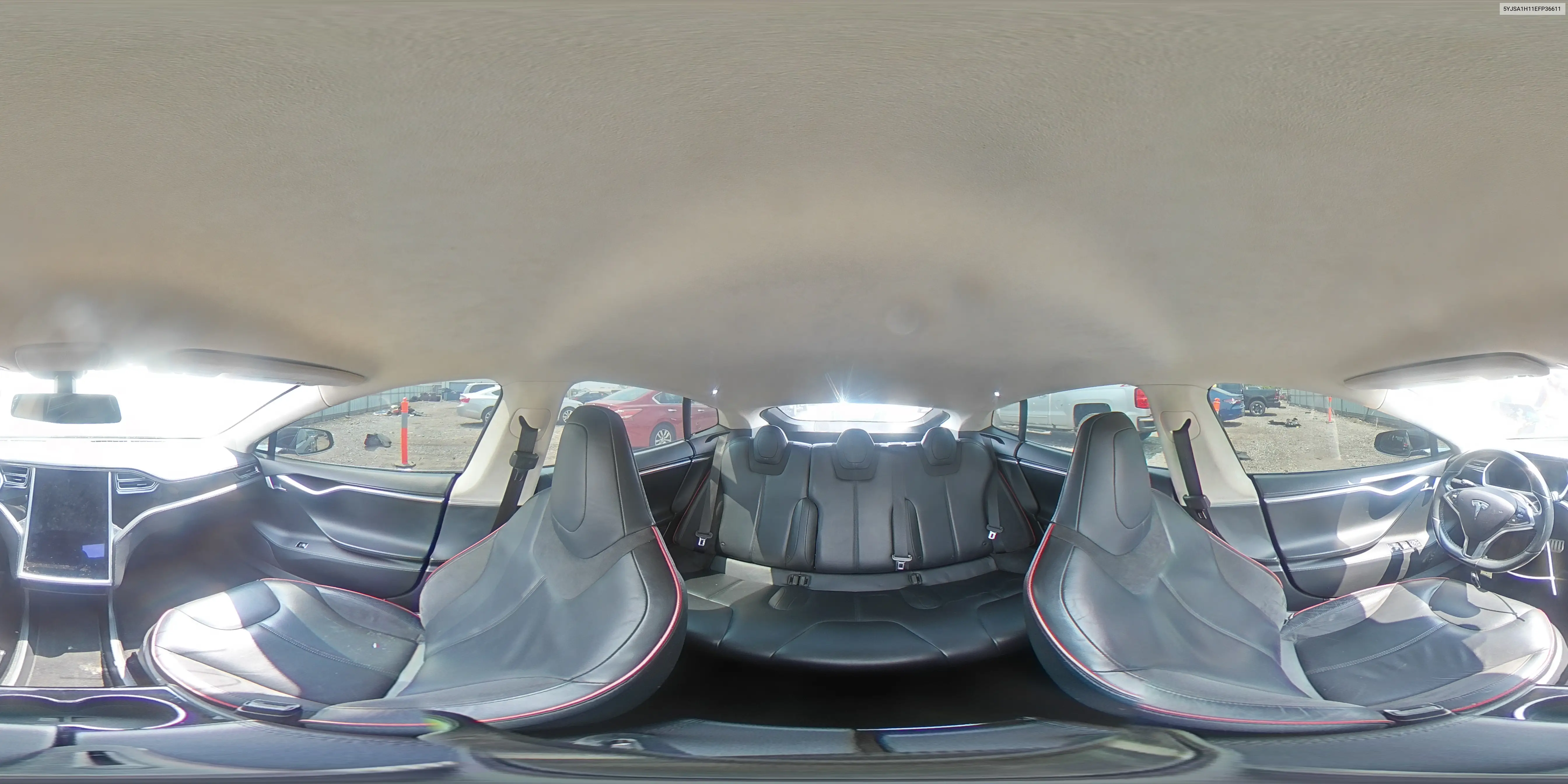 2014 Tesla Model S VIN: 5YJSA1H11EFP36611 Lot: 59544085