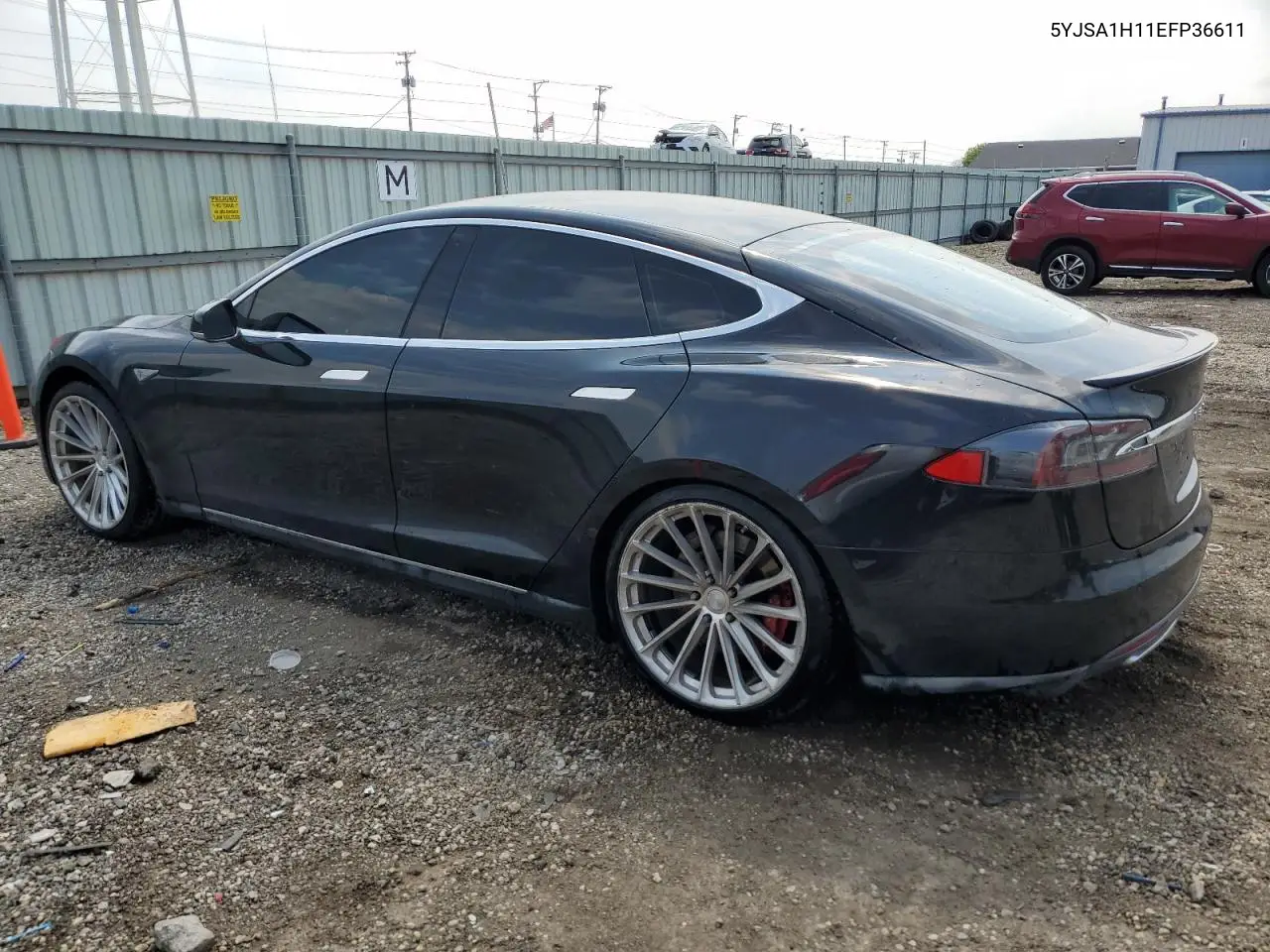 2014 Tesla Model S VIN: 5YJSA1H11EFP36611 Lot: 59544085