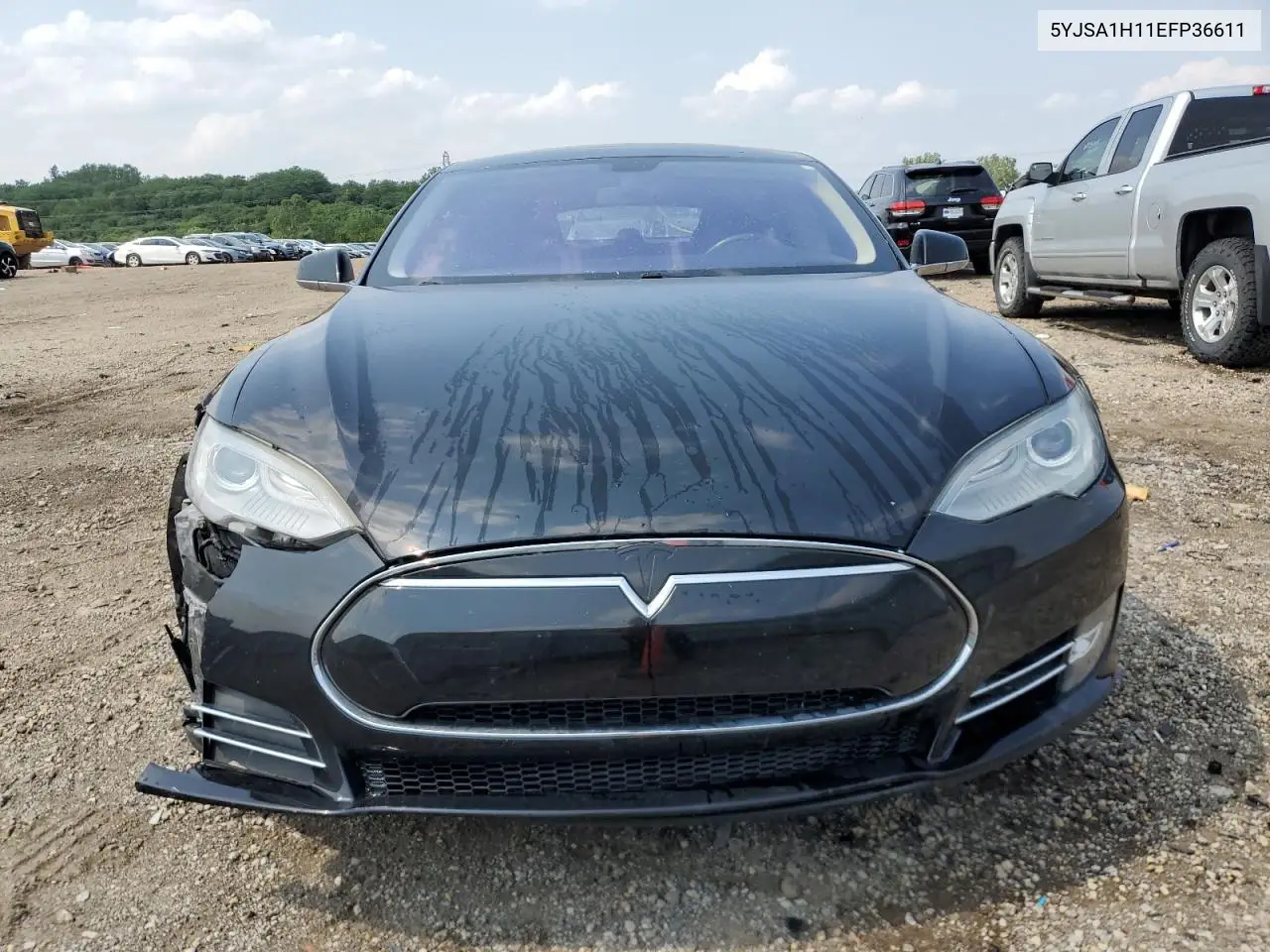2014 Tesla Model S VIN: 5YJSA1H11EFP36611 Lot: 59544085
