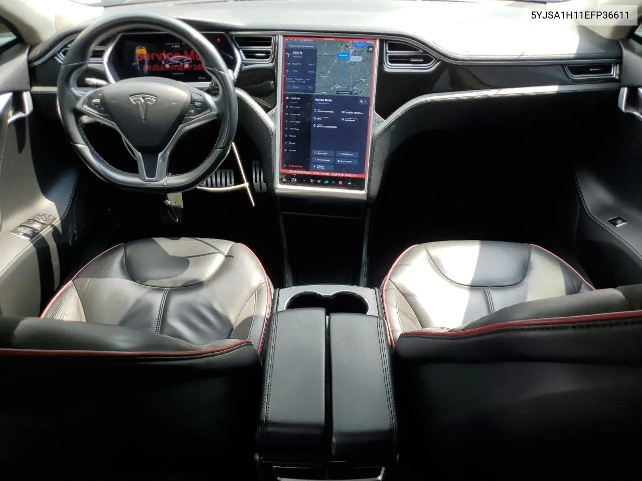 2014 Tesla Model S VIN: 5YJSA1H11EFP36611 Lot: 59544085