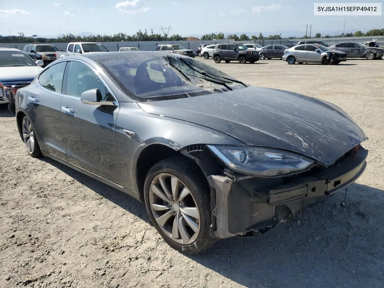 2014 Tesla Model S VIN: 5YJSA1H15EFP49412 Lot: 60476835