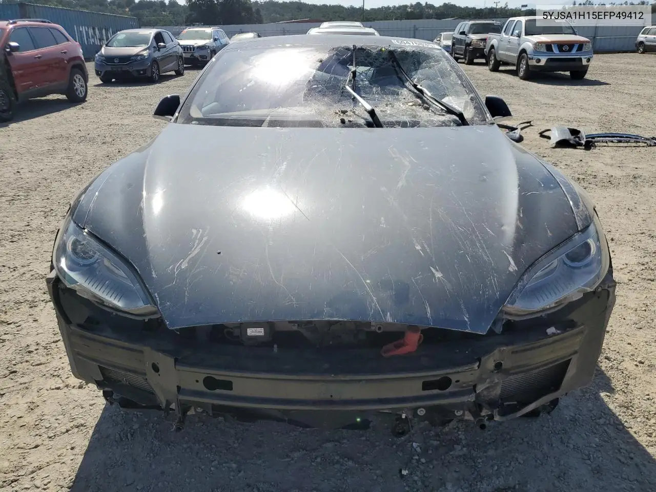 2014 Tesla Model S VIN: 5YJSA1H15EFP49412 Lot: 60476835