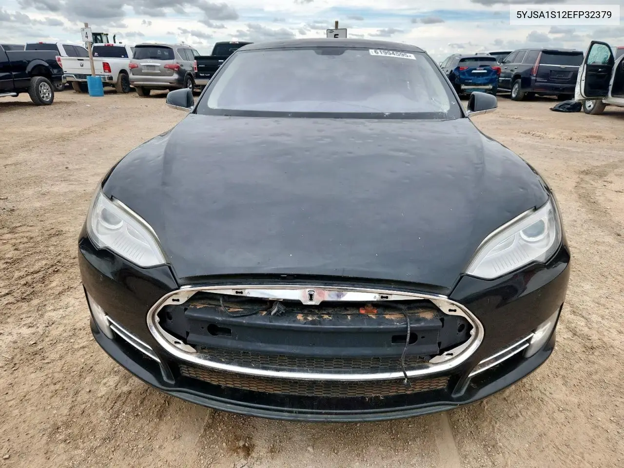 2014 Tesla Model S VIN: 5YJSA1S12EFP32379 Lot: 61994595
