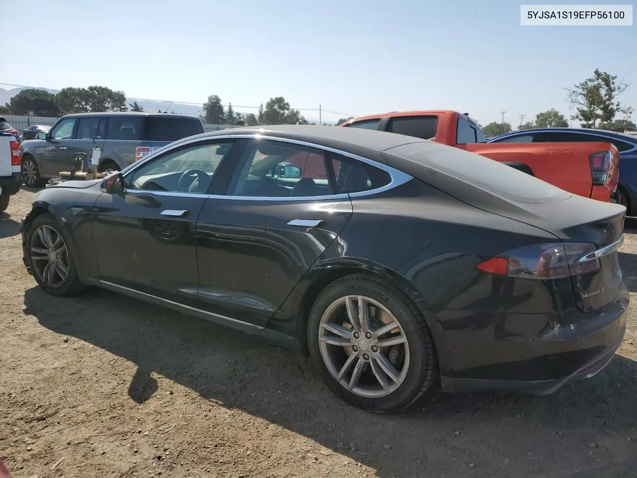 2014 Tesla Model S VIN: 5YJSA1S19EFP56100 Lot: 62331725