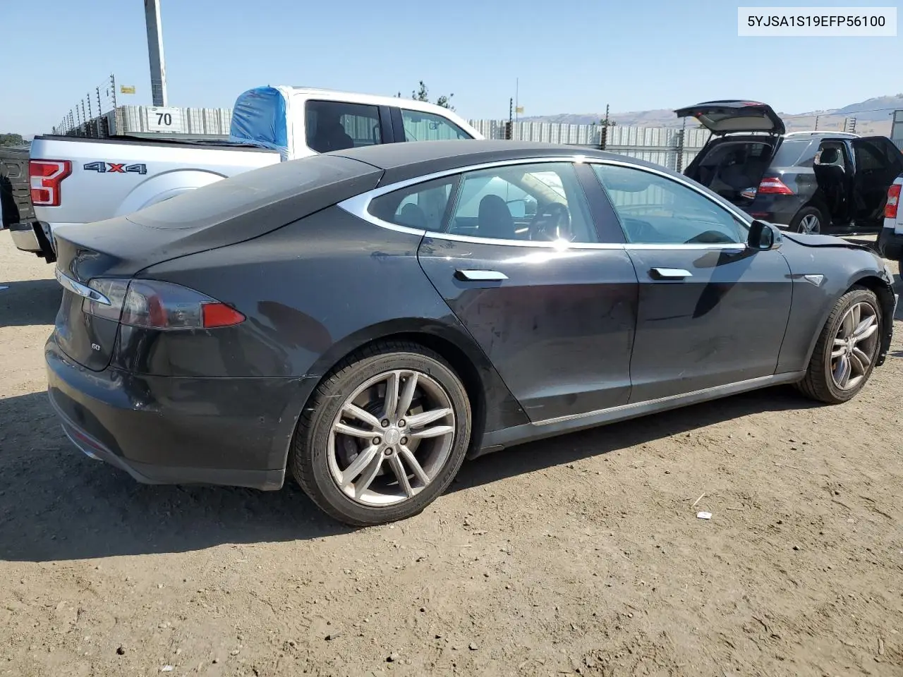 2014 Tesla Model S VIN: 5YJSA1S19EFP56100 Lot: 62331725