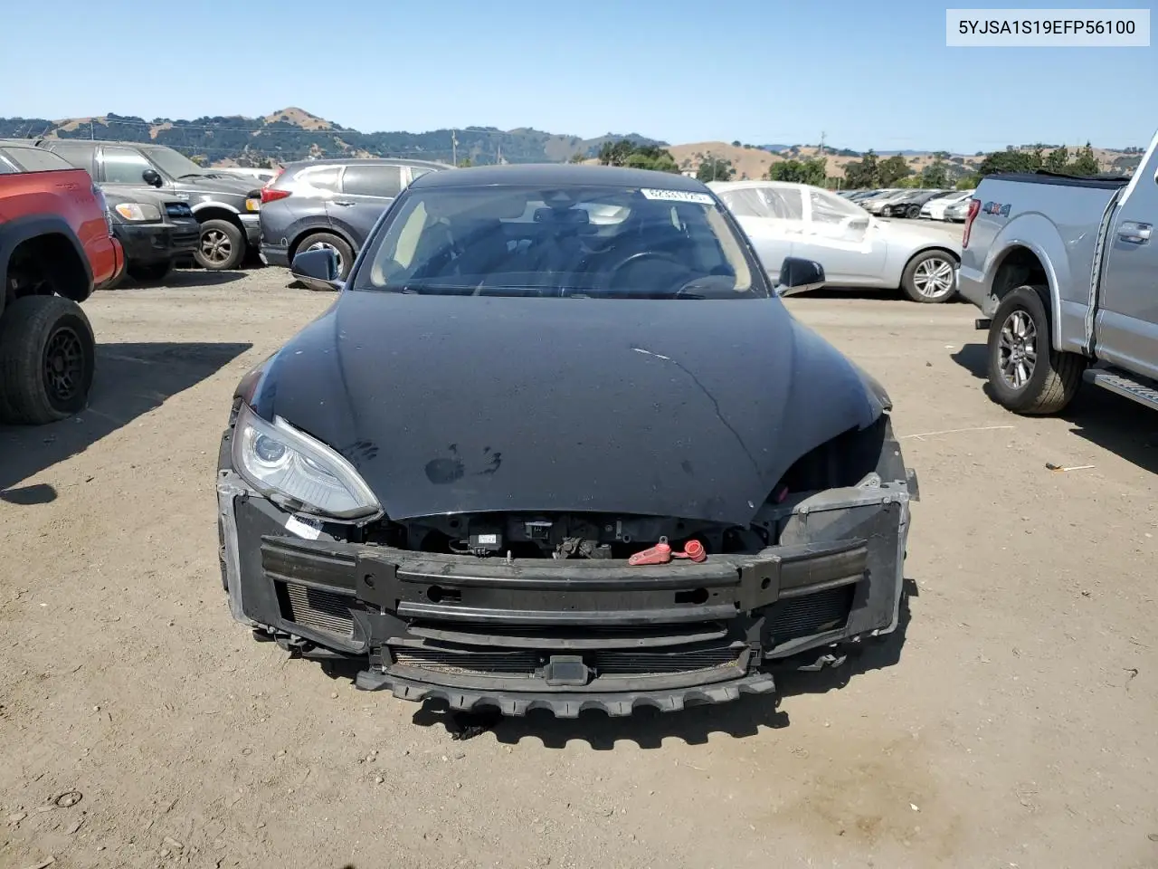 2014 Tesla Model S VIN: 5YJSA1S19EFP56100 Lot: 62331725