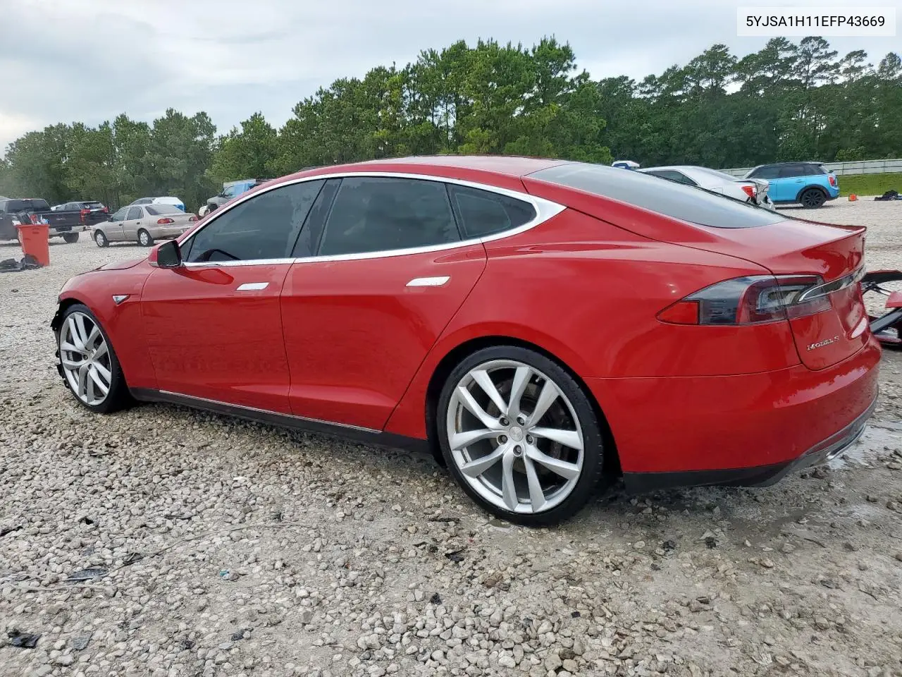 2014 Tesla Model S VIN: 5YJSA1H11EFP43669 Lot: 62368605