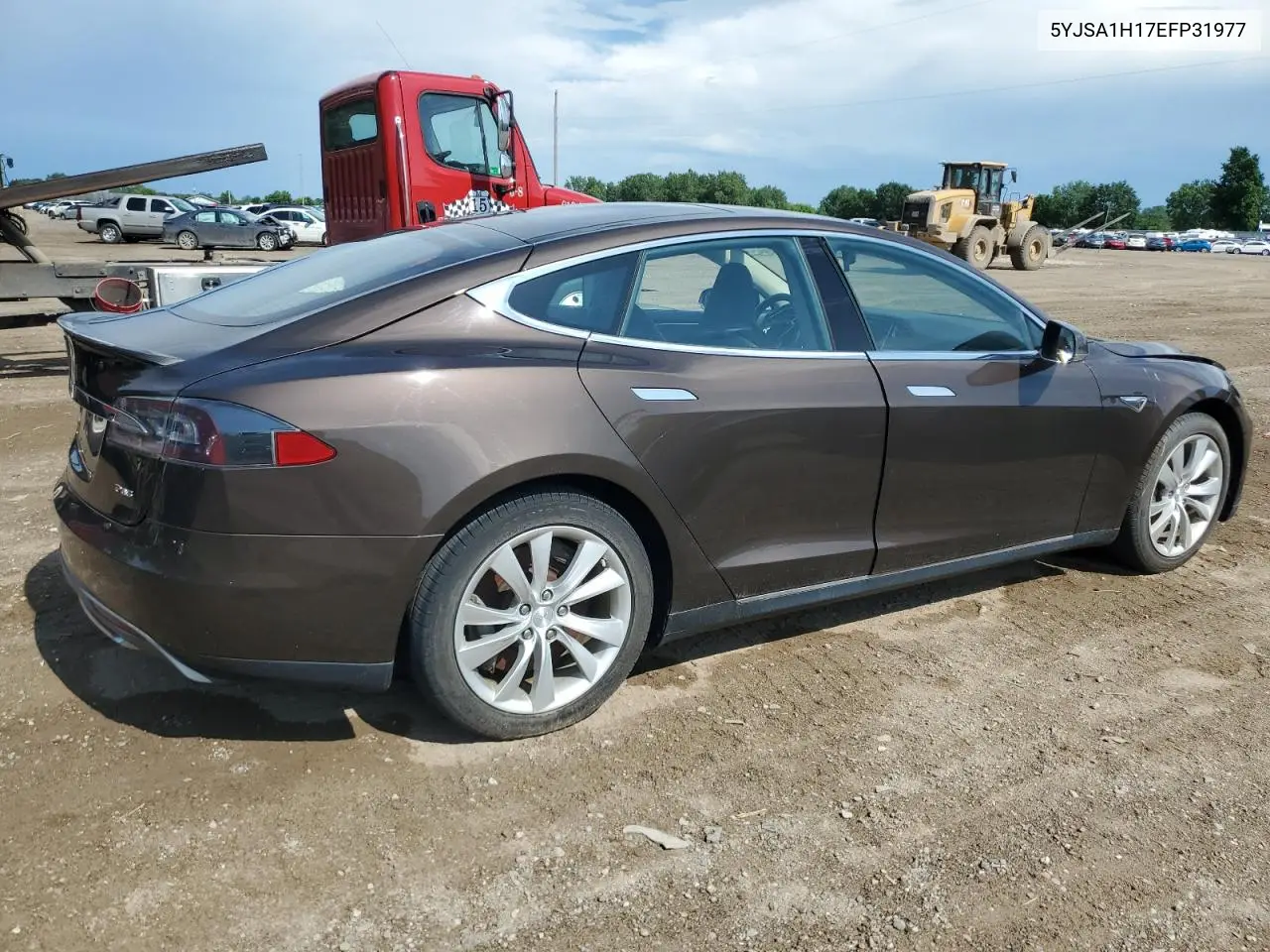 2014 Tesla Model S VIN: 5YJSA1H17EFP31977 Lot: 62521525