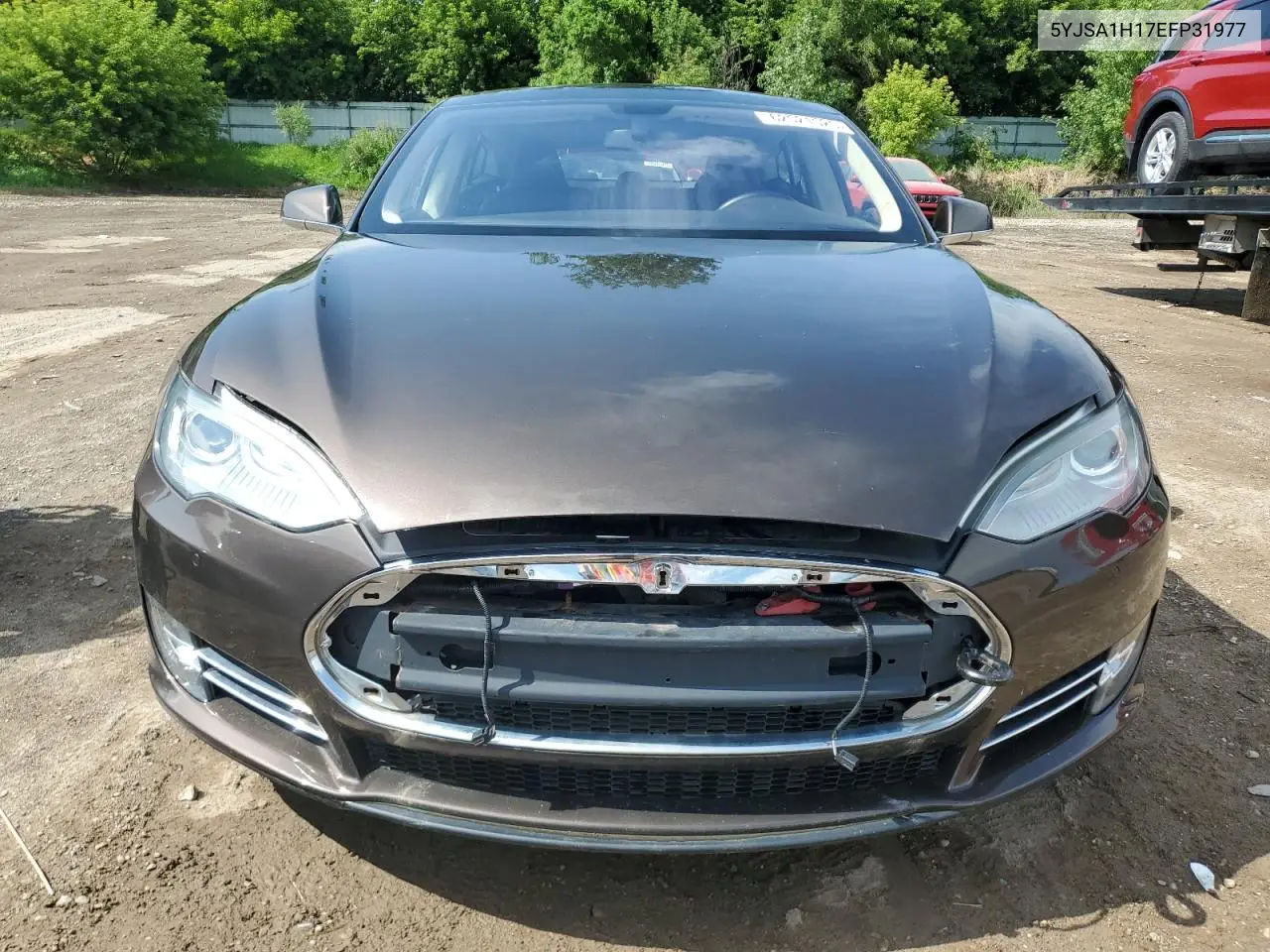 2014 Tesla Model S VIN: 5YJSA1H17EFP31977 Lot: 62521525