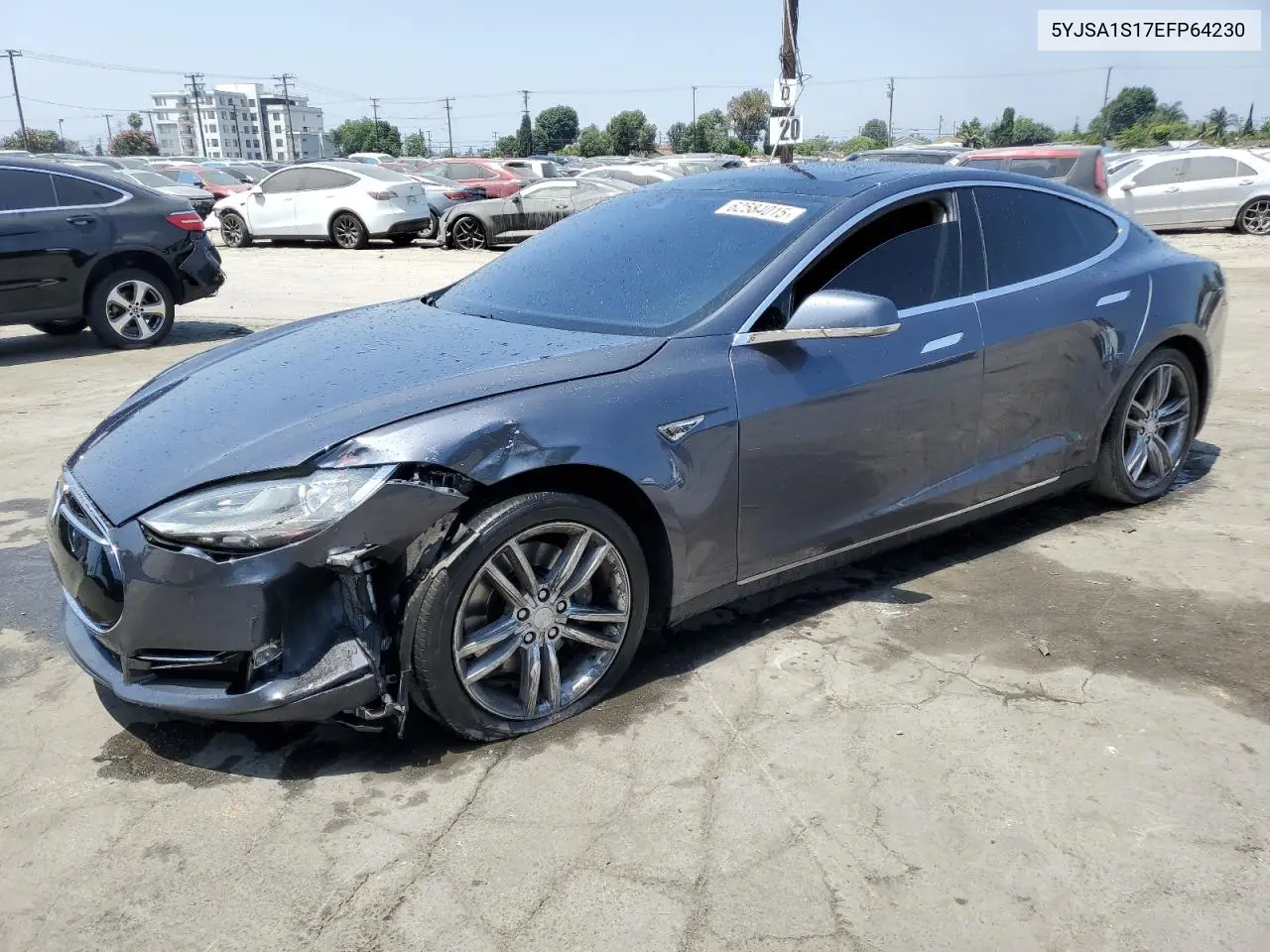 2014 Tesla Model S VIN: 5YJSA1S17EFP64230 Lot: 62584015