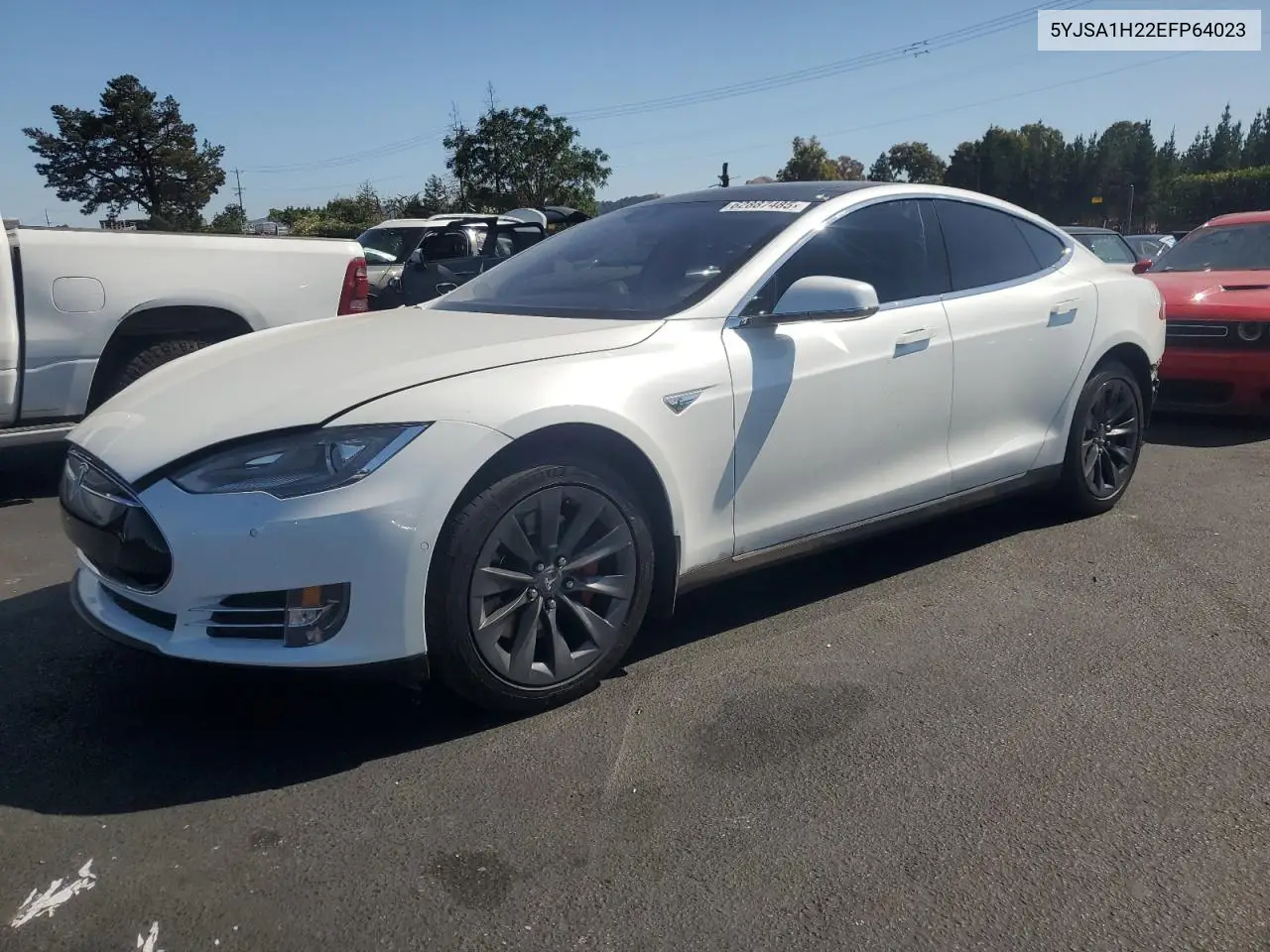 2014 Tesla Model S VIN: 5YJSA1H22EFP64023 Lot: 62887485
