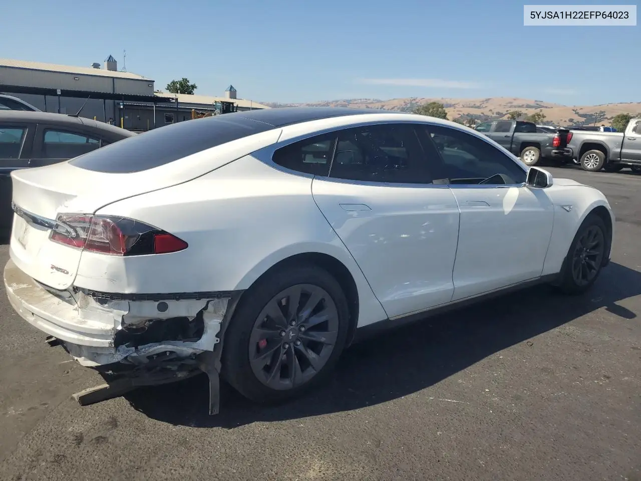 2014 Tesla Model S VIN: 5YJSA1H22EFP64023 Lot: 62887485