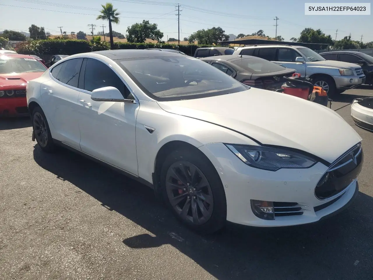 2014 Tesla Model S VIN: 5YJSA1H22EFP64023 Lot: 62887485