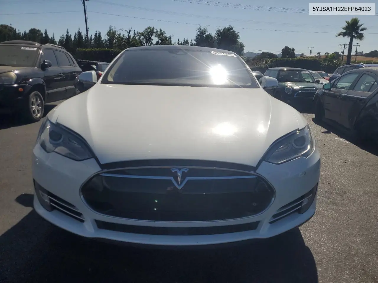2014 Tesla Model S VIN: 5YJSA1H22EFP64023 Lot: 62887485