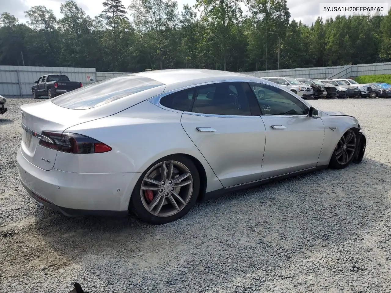 2014 Tesla Model S VIN: 5YJSA1H20EFP68460 Lot: 63032345