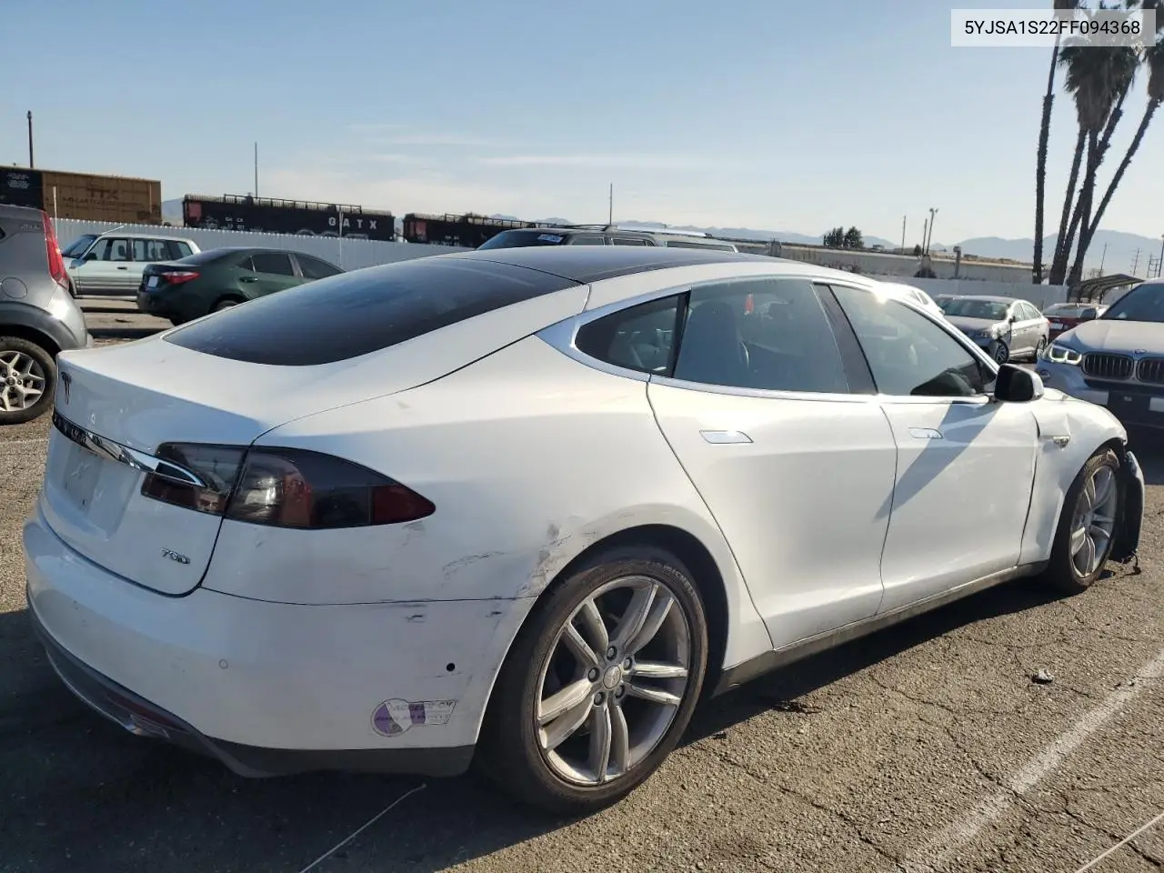 2015 Tesla Model S 70D VIN: 5YJSA1S22FF094368 Lot: 51460395