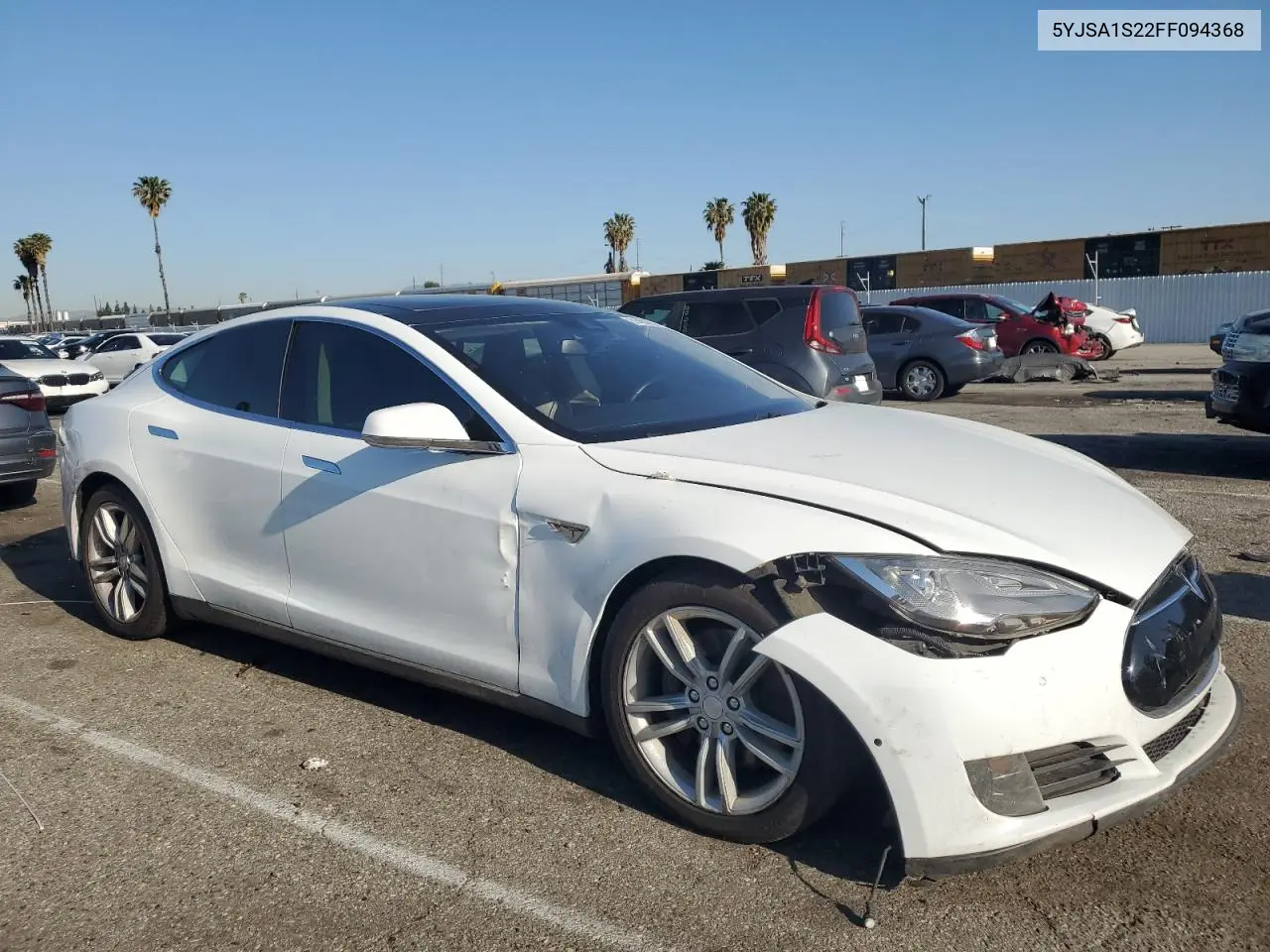 2015 Tesla Model S 70D VIN: 5YJSA1S22FF094368 Lot: 51460395