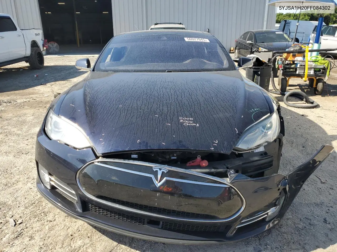 2015 Tesla Model S 85D VIN: 5YJSA1H20FF084302 Lot: 56027045