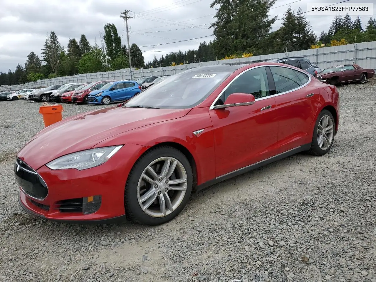 2015 Tesla Model S 70D VIN: 5YJSA1S23FFP77583 Lot: 56042205