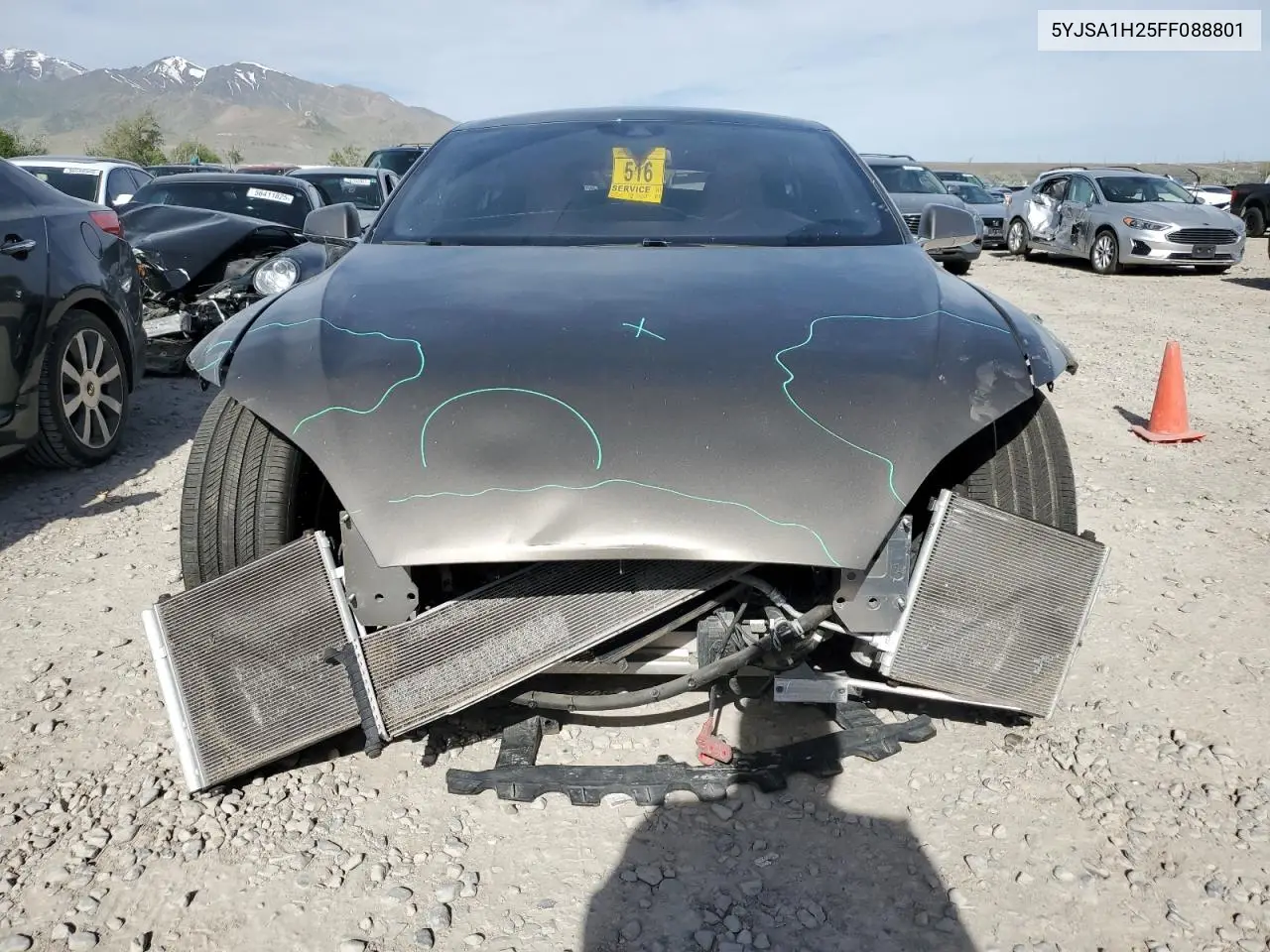 2015 Tesla Model S 85D VIN: 5YJSA1H25FF088801 Lot: 56230395