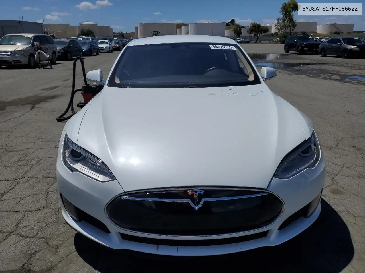 2015 Tesla Model S 70D VIN: 5YJSA1S27FF085522 Lot: 56579985