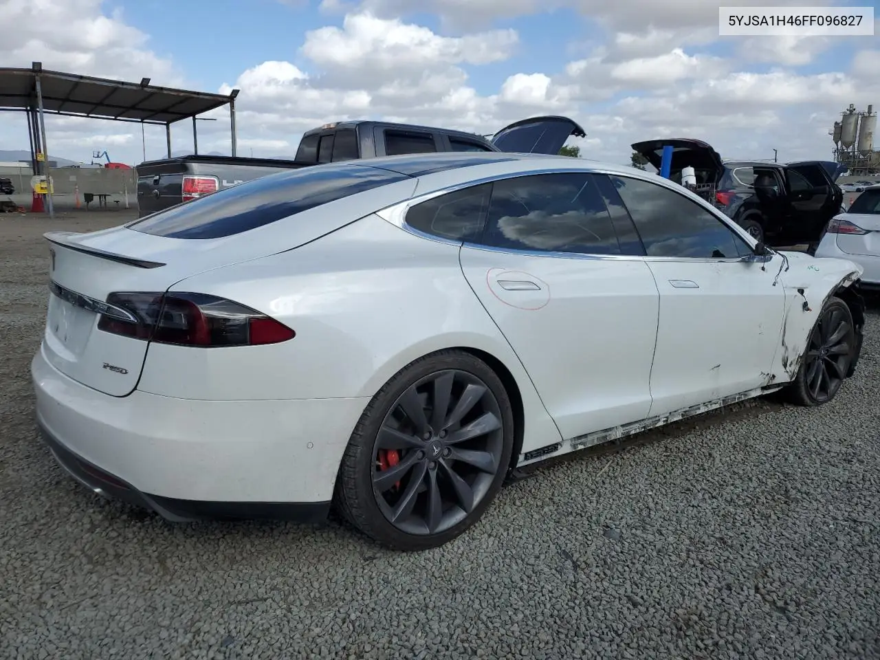 2015 Tesla Model S P85D VIN: 5YJSA1H46FF096827 Lot: 56661725