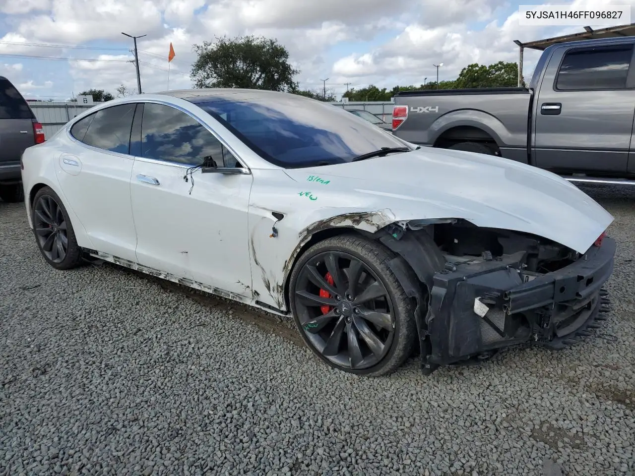 2015 Tesla Model S P85D VIN: 5YJSA1H46FF096827 Lot: 56661725