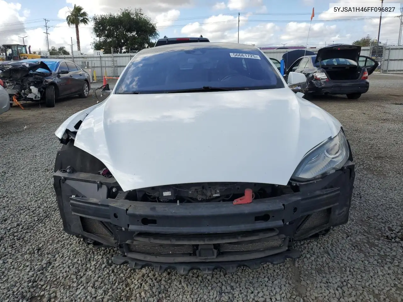 2015 Tesla Model S P85D VIN: 5YJSA1H46FF096827 Lot: 56661725