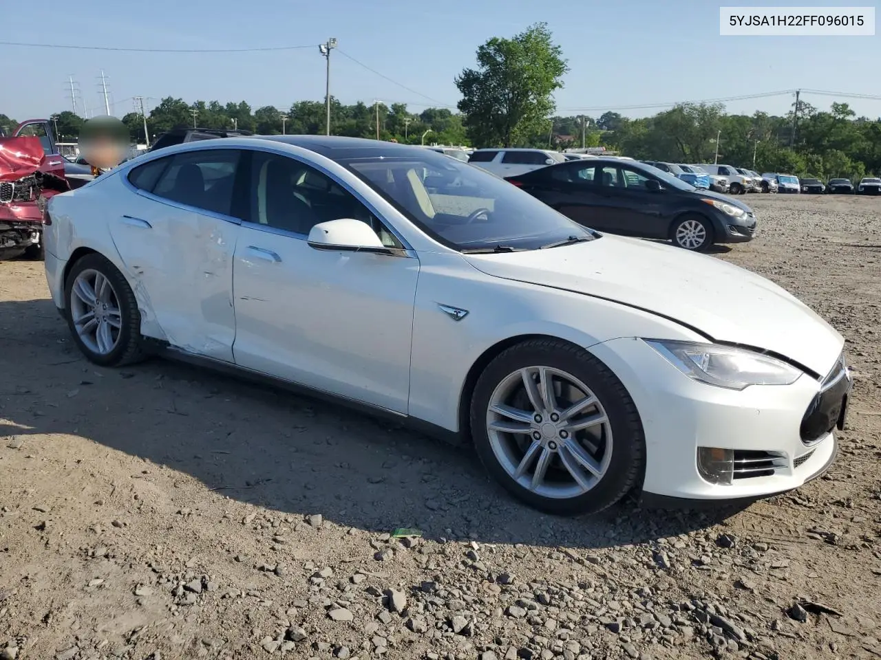 2015 Tesla Model S 85D VIN: 5YJSA1H22FF096015 Lot: 59044475