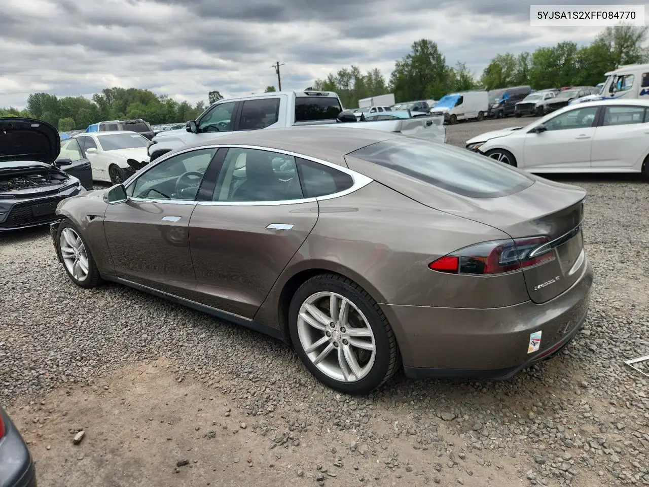 2015 Tesla Model S 70D VIN: 5YJSA1S2XFF084770 Lot: 60932715