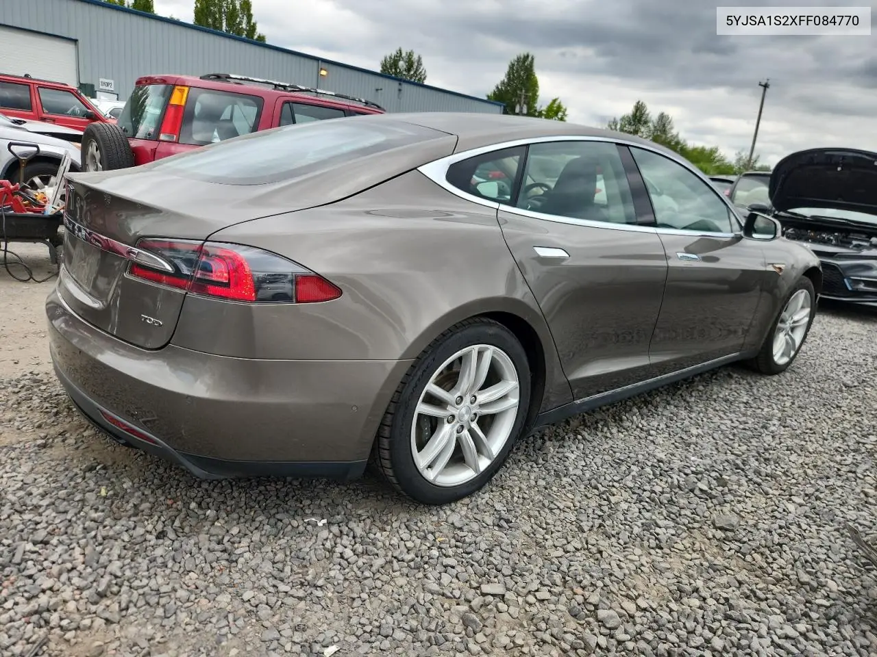 2015 Tesla Model S 70D VIN: 5YJSA1S2XFF084770 Lot: 60932715