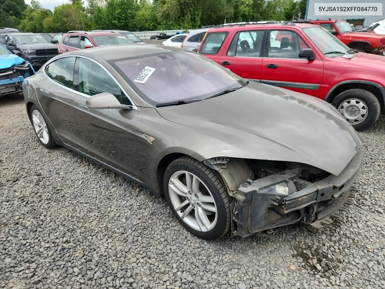 2015 Tesla Model S 70D VIN: 5YJSA1S2XFF084770 Lot: 60932715