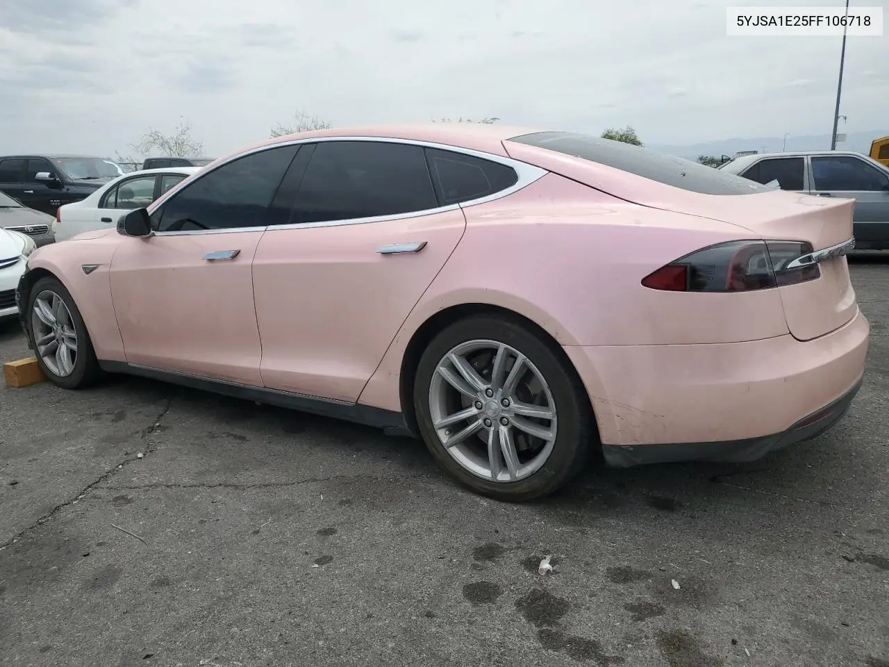 2015 Tesla Model S VIN: 5YJSA1E25FF106718 Lot: 62197505