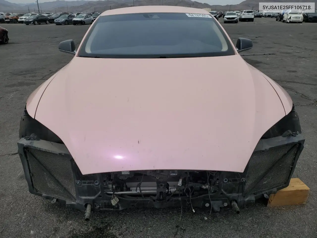 2015 Tesla Model S VIN: 5YJSA1E25FF106718 Lot: 62197505