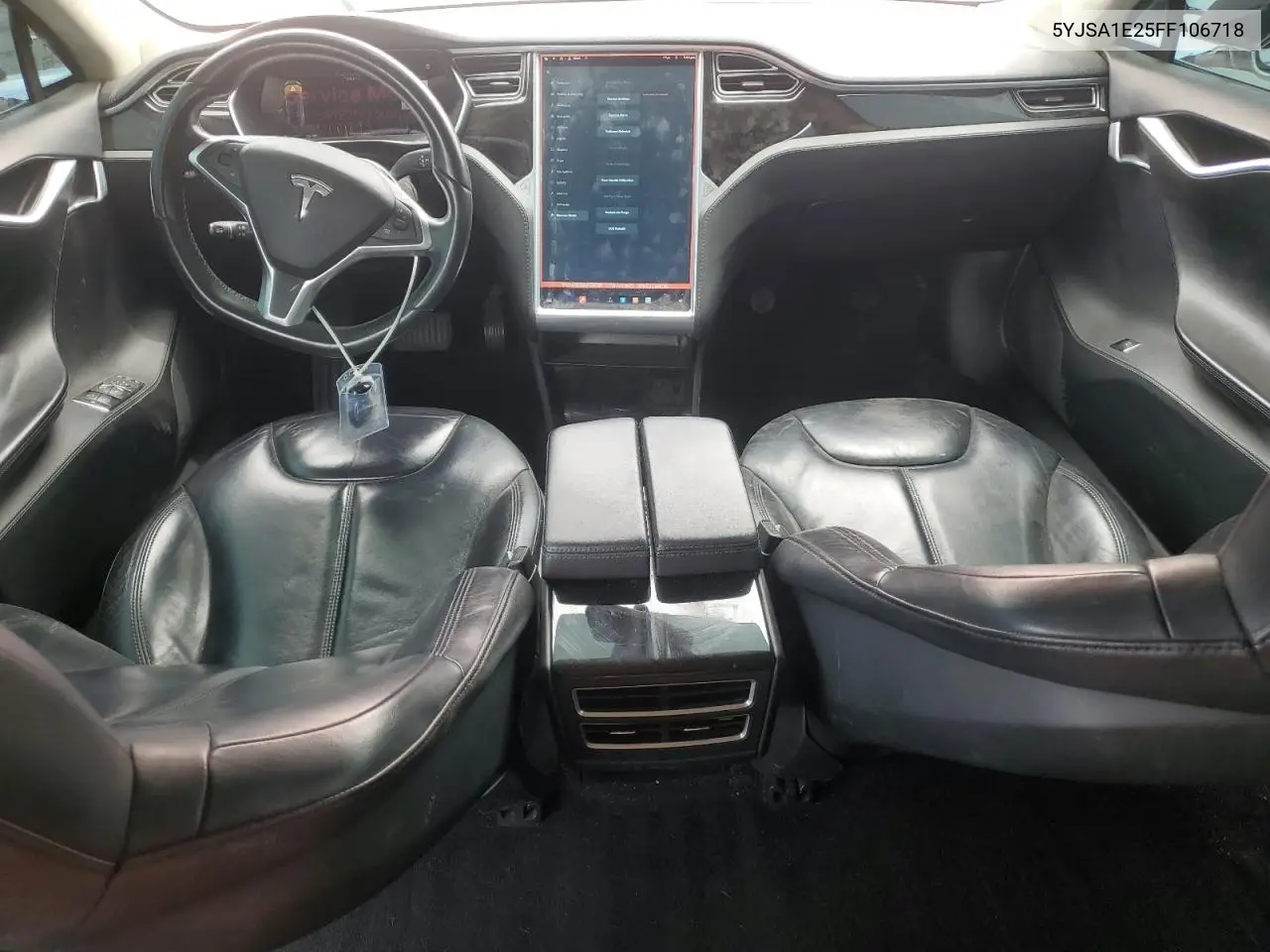 2015 Tesla Model S VIN: 5YJSA1E25FF106718 Lot: 62197505