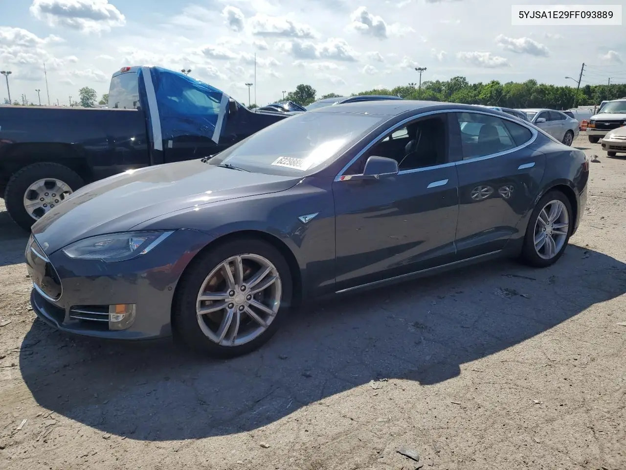 2015 Tesla Model S VIN: 5YJSA1E29FF093889 Lot: 62298895