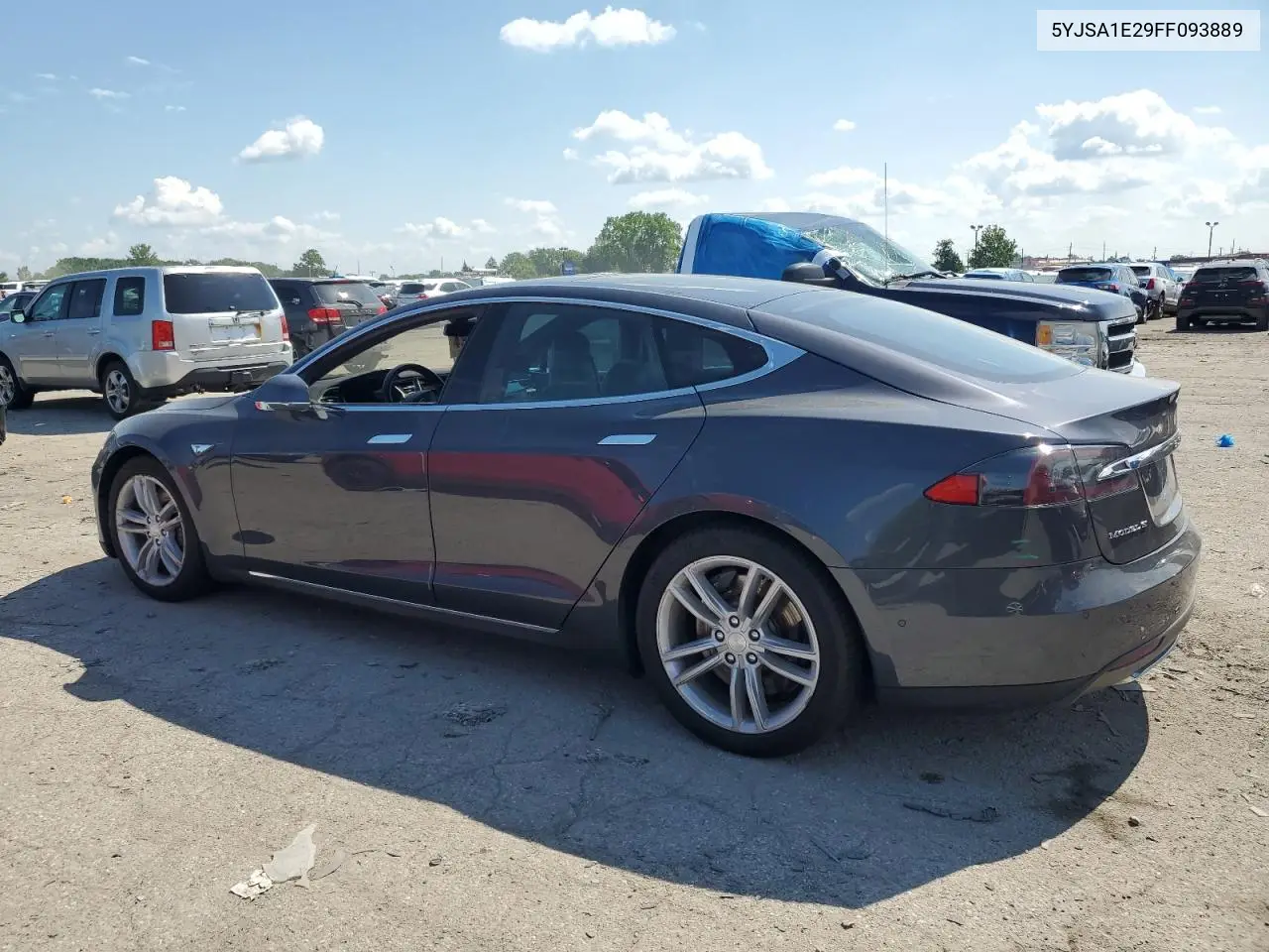2015 Tesla Model S VIN: 5YJSA1E29FF093889 Lot: 62298895