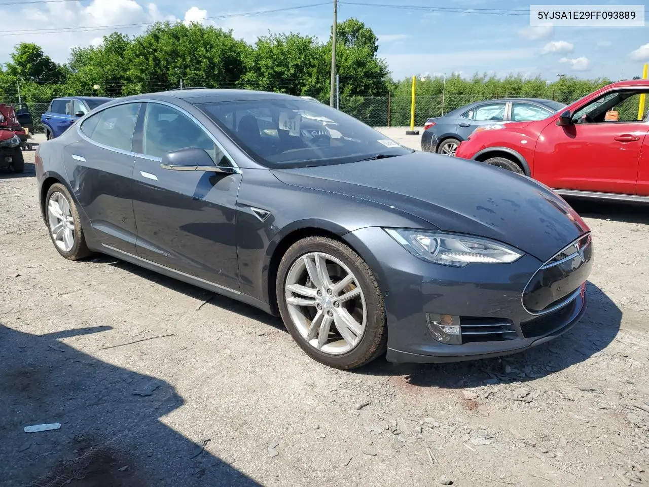 2015 Tesla Model S VIN: 5YJSA1E29FF093889 Lot: 62298895