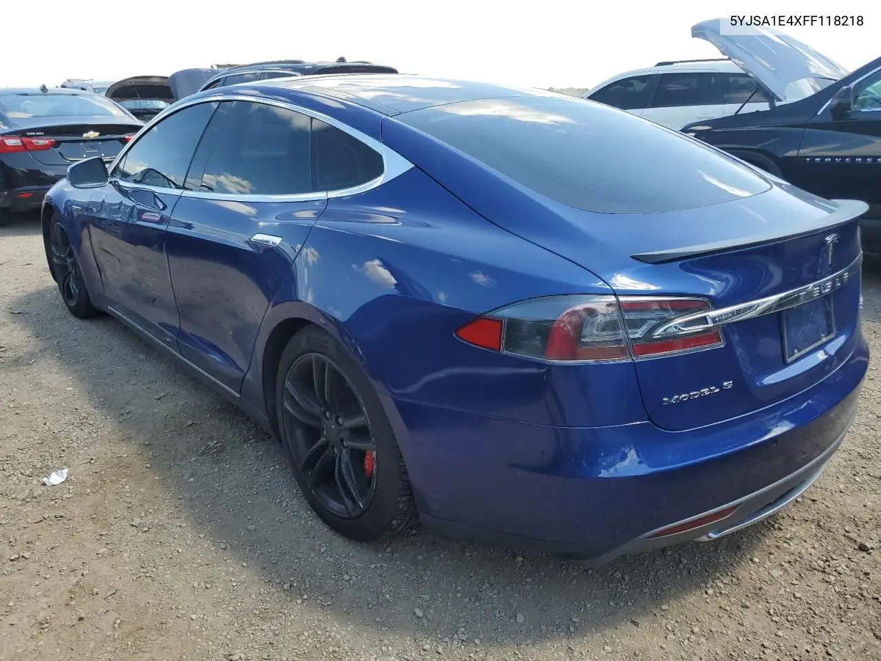 2015 Tesla Model S VIN: 5YJSA1E4XFF118218 Lot: 62468865