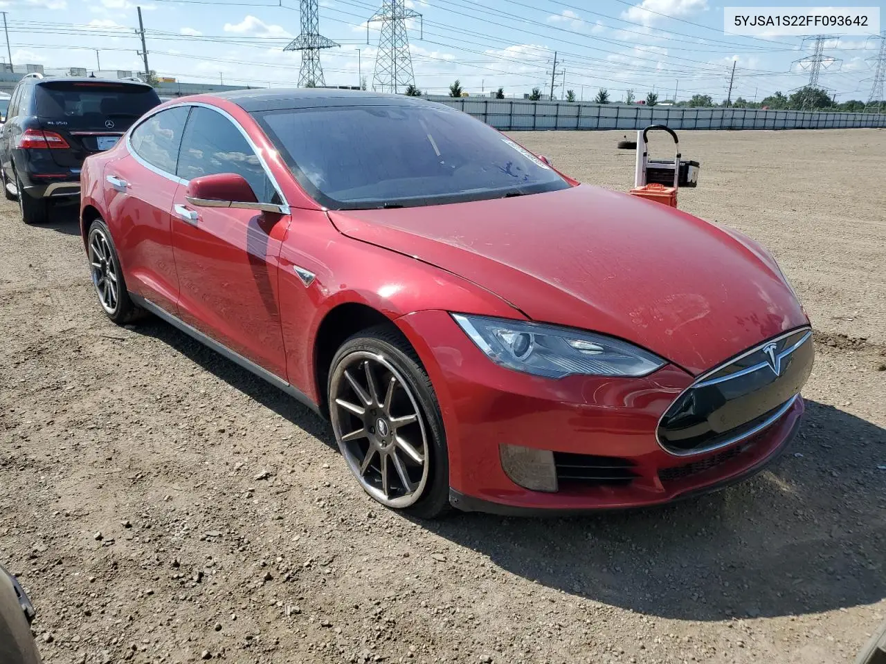 2015 Tesla Model S 70D VIN: 5YJSA1S22FF093642 Lot: 62741835
