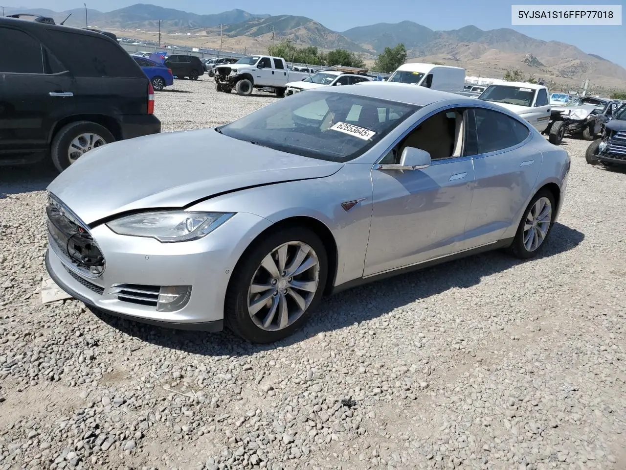 2015 Tesla Model S 60 VIN: 5YJSA1S16FFP77018 Lot: 62853645