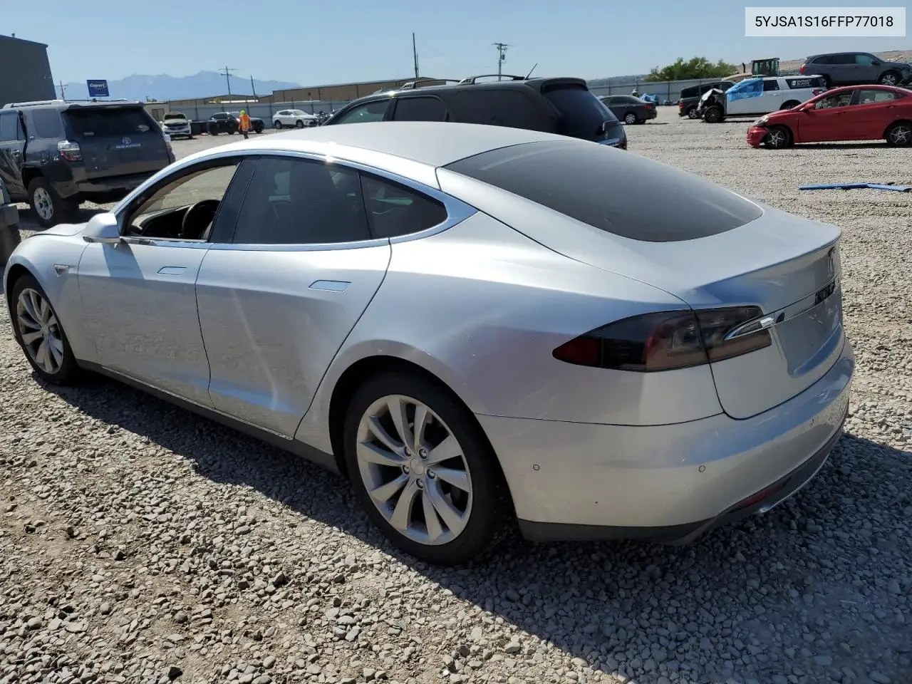 2015 Tesla Model S 60 VIN: 5YJSA1S16FFP77018 Lot: 62853645